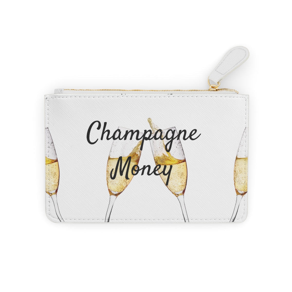 Champagne Money Mini Clutch Bag
