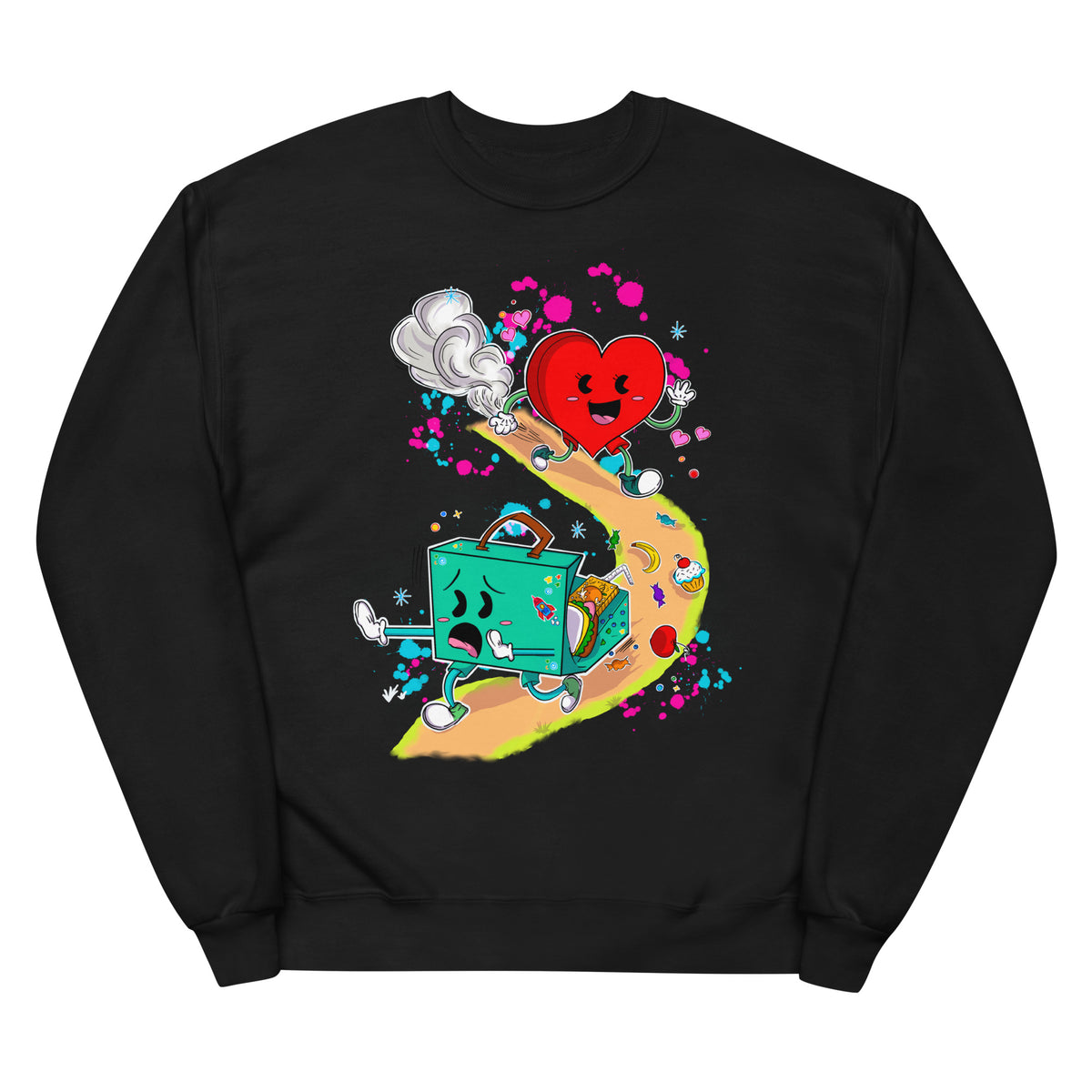 "The Heart Knows what it Wants" Fleece Sweatshirt