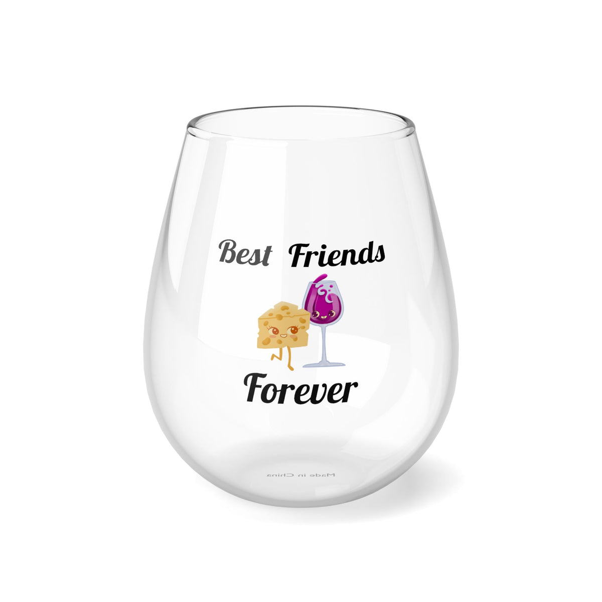 BFF Forever Stemless Wine Glass