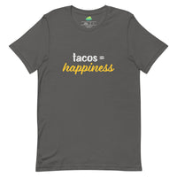Load image into Gallery viewer, Tacos = happiness T-shirt
