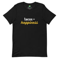 Load image into Gallery viewer, Tacos = happiness T-shirt
