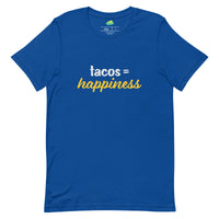 Load image into Gallery viewer, Tacos = happiness T-shirt
