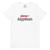 Load image into Gallery viewer, Pizza = happiness T-shirt
