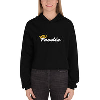 Load image into Gallery viewer, Foodie Royalty Crop Hoodie
