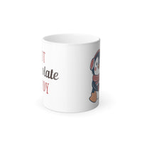 Load image into Gallery viewer, Hot Chocolate Ready Color Morphing Mug
