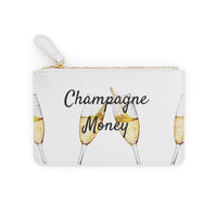 Load image into Gallery viewer, Champagne Money Mini Clutch Bag
