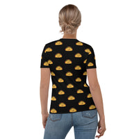 Load image into Gallery viewer, It&#39;s Raining Tacos Loungewear T-shirt- Black
