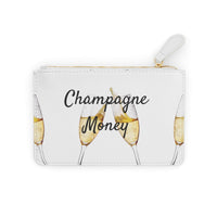 Load image into Gallery viewer, Champagne Money Mini Clutch Bag
