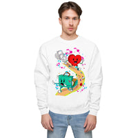 Load image into Gallery viewer, The Heart Knows what it Wants Fleece Sweatshirt
