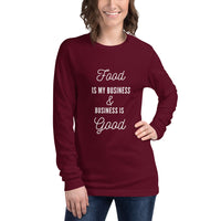 Load image into Gallery viewer, Food is My Business Long Sleeve Shirt
