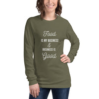 Load image into Gallery viewer, Food is My Business Long Sleeve Shirt
