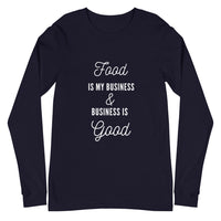 Load image into Gallery viewer, Food is My Business Long Sleeve Shirt
