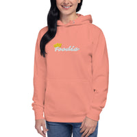 Load image into Gallery viewer, Foodie Royalty (Large Font) Embroidery Hoodie
