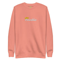Load image into Gallery viewer, Foodie Royalty (Large Font) Embroidery Sweatshirt
