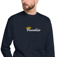 Load image into Gallery viewer, Foodie Royalty (Large Font) Embroidery Sweatshirt
