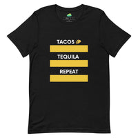 Load image into Gallery viewer, Tacos Tequila Repeat Short-Sleeve T-Shirt
